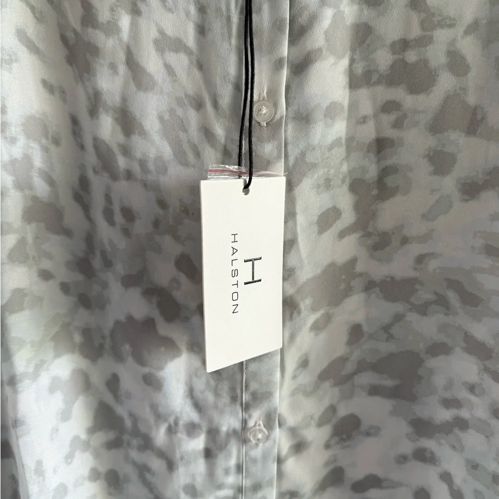 H by Halston Semi Sheer Shirt Dress Size XL NWT Swim Cover Resortwear